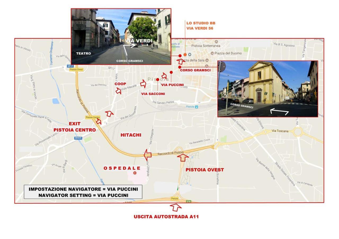 Lo Studio B&B Πιστόια Εξωτερικό φωτογραφία